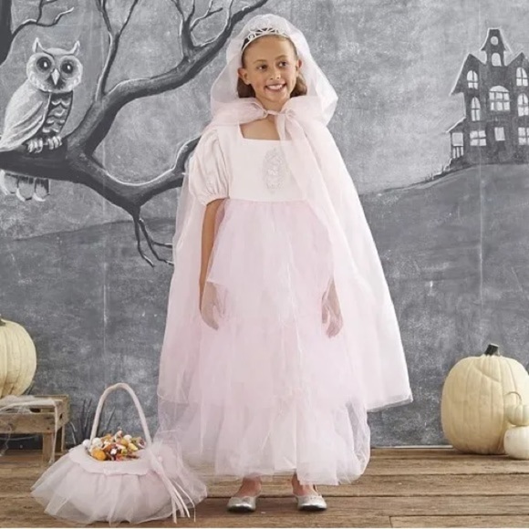 Pottery Barn Pink Princess Dress size 7/8 NWT - Picture 3 of 5